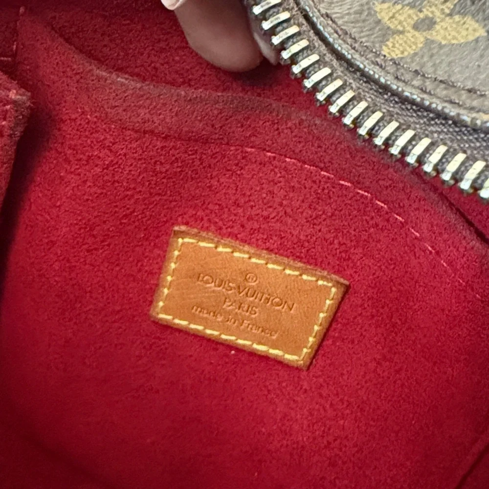 Louis Vuitton Brown and Tan Monogram Hobo Bag - Picture 6 of 8